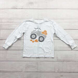 Bella Canvas Kids Halloween Monster Truck Long Sleeve T-Shirt 4T